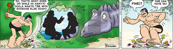 Alley Oop on Monday August 3, 2009 Comic Strip