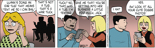 Luann on Tuesday May 7, 2019 Comic Strip