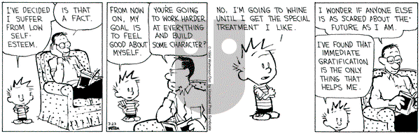 Calvin and Hobbes on Wednesday March 23, 1994 Comic Strip