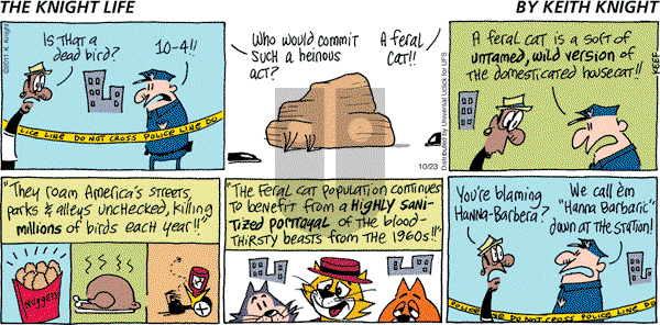 The Knight Life on Sunday October 23, 2011 Comic Strip