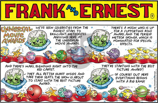 Frank and Ernest on Sunday March 2, 2014 Comic Strip