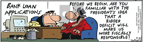 Frank and Ernest on Monday July 21, 2003 Comic Strip