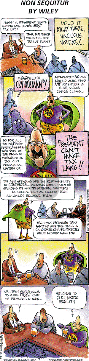 Non Sequitur on Sunday October 22, 2000 Comic Strip