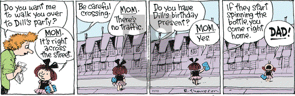 Cul de Sac on Friday November 10, 2017 Comic Strip