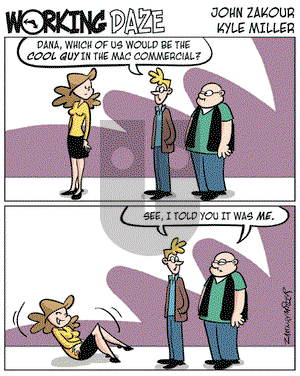 Working Daze on Monday December 4, 2006 Comic Strip