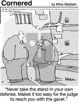 Cornered on Thursday December 18, 2008 Comic Strip