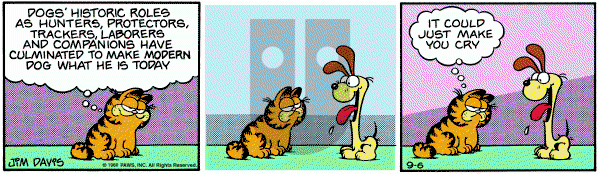 Garfield on Saturday September 6, 1980 Comic Strip