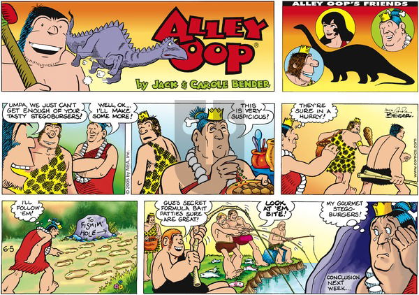 Alley Oop on Sunday June 5, 2005 Comic Strip