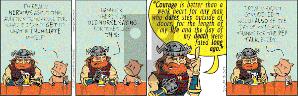 Ink Pen - Saturday February 10, 2007 Comic Strip