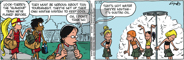 Cleats on Wednesday June 23, 2004 Comic Strip