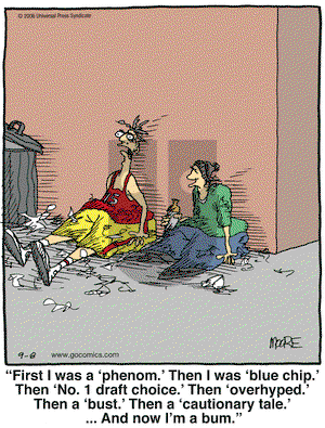 In the Bleachers on Friday September 8, 2006 Comic Strip