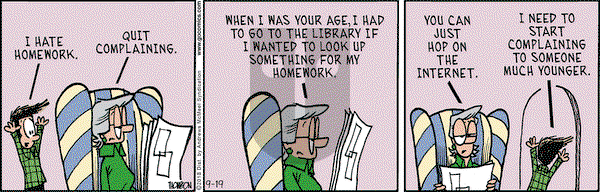 Grand Avenue on Wednesday September 19, 2018 Comic Strip