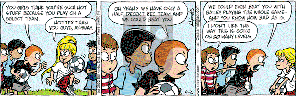 Cleats on Monday September 2, 2002 Comic Strip