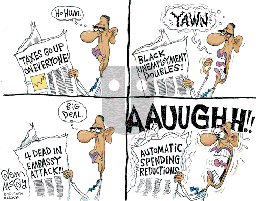 Glenn McCoy on Tuesday February 26, 2013 Comic Strip