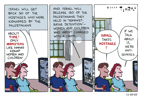 Ted Rall - Wednesday November 29, 2023 Comic Strip