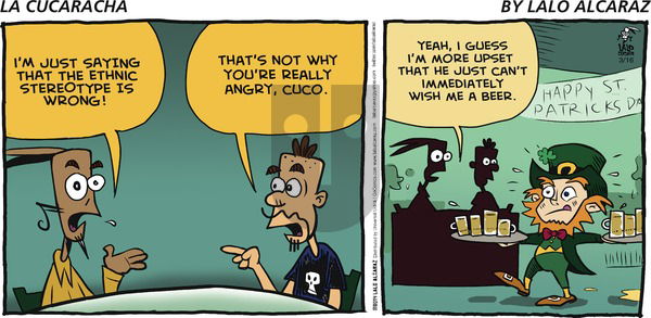 La Cucaracha - Sunday March 16, 2014 Comic Strip