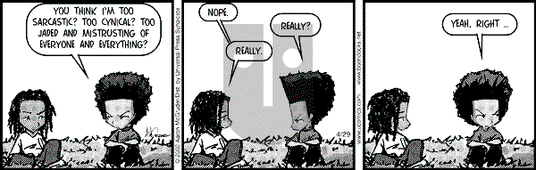 The Boondocks on Monday November 30, 2009 Comic Strip