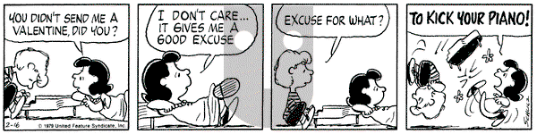 Peanuts on Friday February 16, 1979 Comic Strip