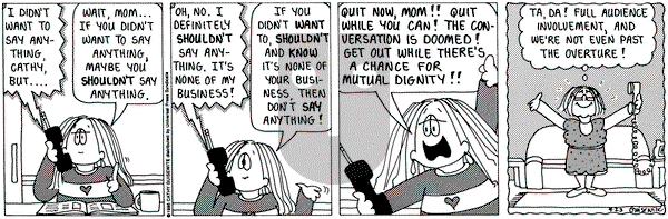 Cathy Classics on Saturday September 23, 1995 Comic Strip