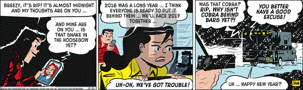 Rip Haywire on Saturday December 31, 2016 Comic Strip