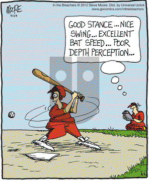 In the Bleachers on Saturday March 24, 2012 Comic Strip