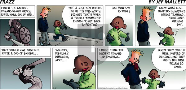 Frazz on Sunday March 3, 2019 Comic Strip
