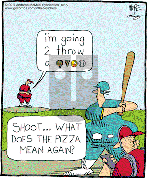 In the Bleachers on Thursday June 15, 2017 Comic Strip