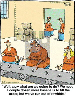 In the Bleachers on Friday March 7, 2003 Comic Strip