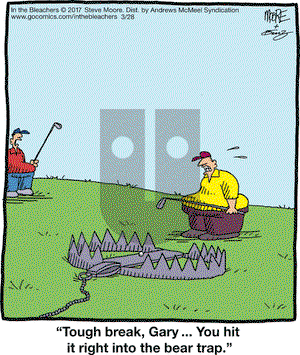 In the Bleachers on Tuesday March 28, 2017 Comic Strip