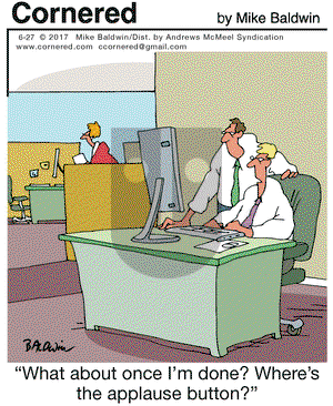 Cornered on Tuesday June 27, 2017 Comic Strip