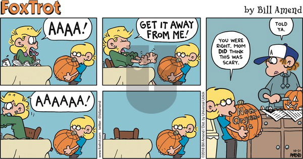 FoxTrot on Sunday October 21, 2018 Comic Strip