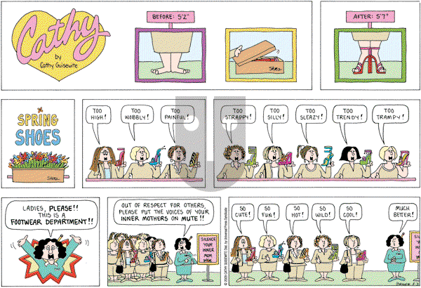 Cathy Classics - Sunday May 3, 2009 Comic Strip