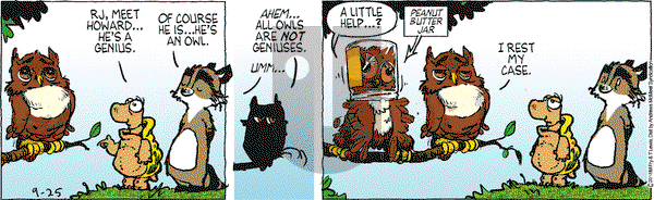 Over the Hedge on Tuesday September 25, 2018 Comic Strip