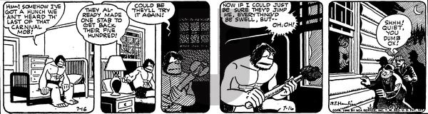 Alley Oop on Tuesday July 16, 1946 Comic Strip