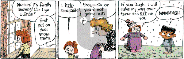 Cul de Sac on Thursday February 13, 2014 Comic Strip