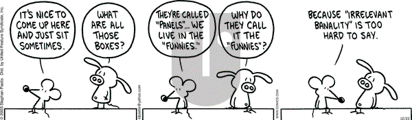 Pearls Before Swine on Monday December 22, 2003 Comic Strip