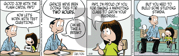 Baldo on Wednesday February 25, 2015 Comic Strip