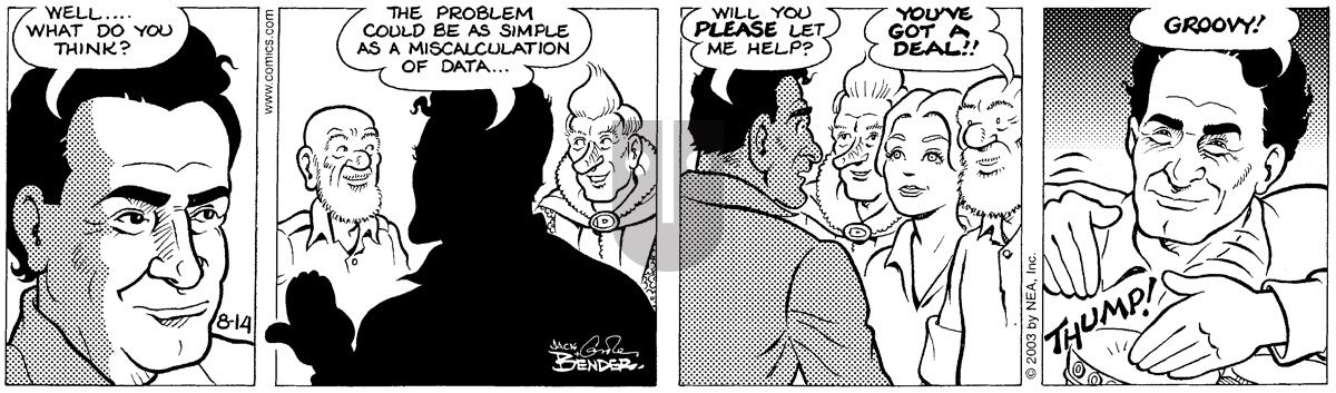 Alley Oop - Thursday August 14, 2003 Comic Strip