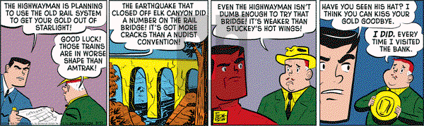 Rip Haywire on Monday March 10, 2014 Comic Strip