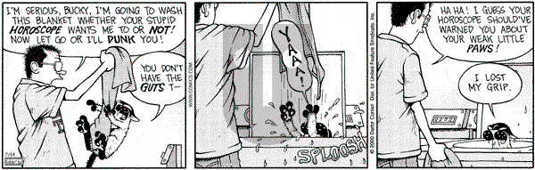 Get Fuzzy on Friday July 14, 2000 Comic Strip