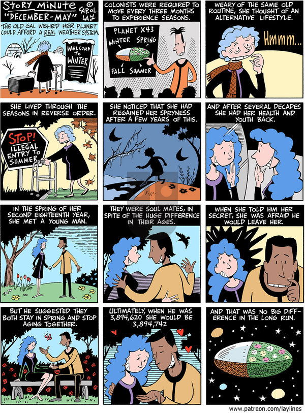 Lay Lines - Monday August 12, 2019 Comic Strip