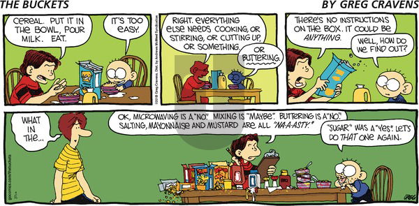 The Buckets on Sunday September 16, 2018 Comic Strip