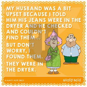 Aunty Acid - Sunday January 29, 2023 Comic Strip