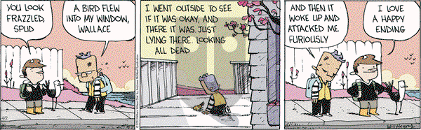 Wallace the Brave on Wednesday April 2, 2025 Comic Strip