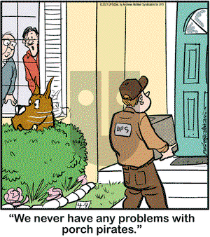 Marmaduke on Friday April 9, 2021 Comic Strip