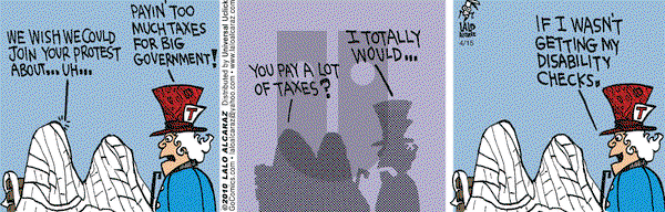 La Cucaracha on Thursday April 15, 2010 Comic Strip