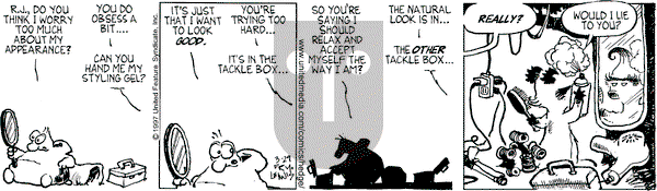 Over the Hedge on Saturday March 29, 1997 Comic Strip