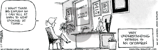 Non Sequitur on Wednesday February 21, 2001 Comic Strip