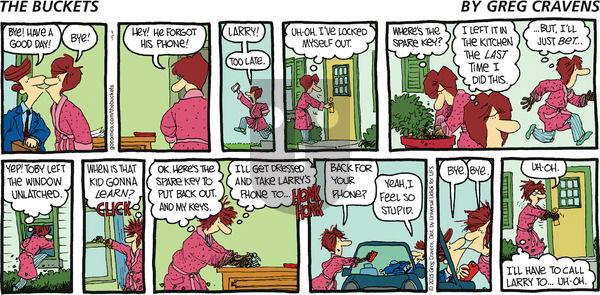 The Buckets on Sunday April 5, 2015 Comic Strip