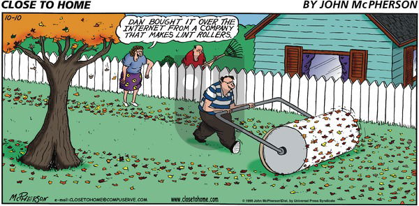 Close to Home on Sunday October 10, 1999 Comic Strip